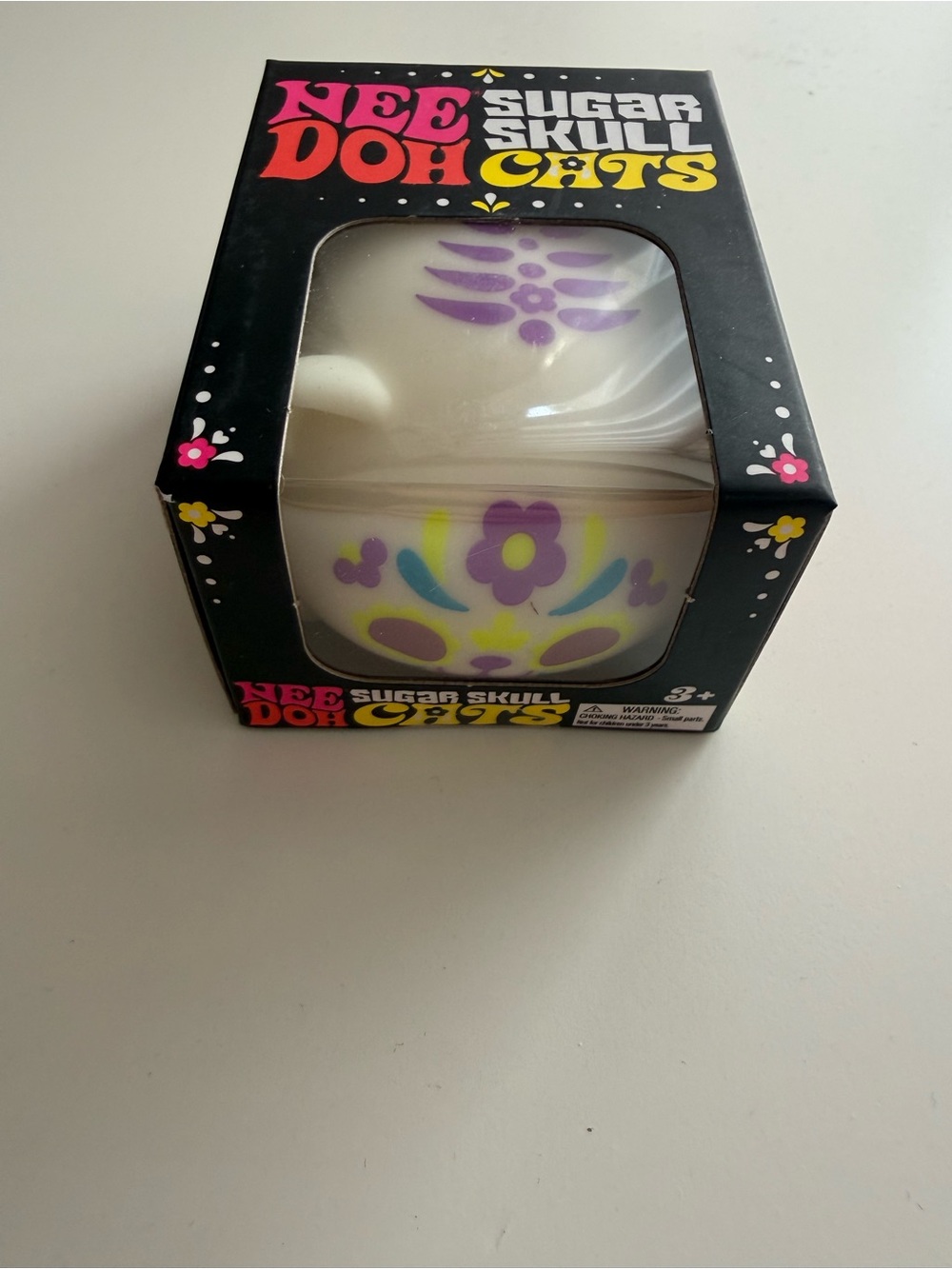 Glow in the Dark NEEDOH SUGAR SKULL COOL CATS PURPLE